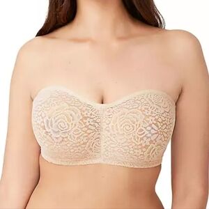 NWT Wacoal Halo Lace Multi-Way Strapless Bra 36C